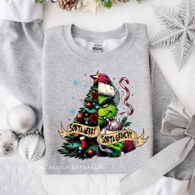 Sorta Merry Sorta Grinchy Sweatshirt