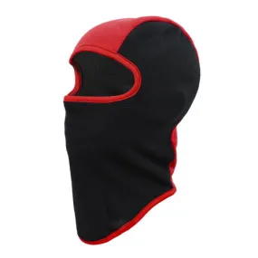 SPORT FLEECE BALACLAVA FACE MASK - SIZE 4-7 RED