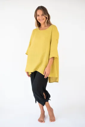 the HONUA linen Tunic Top