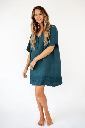 the OLU OLU Linen tunic dress