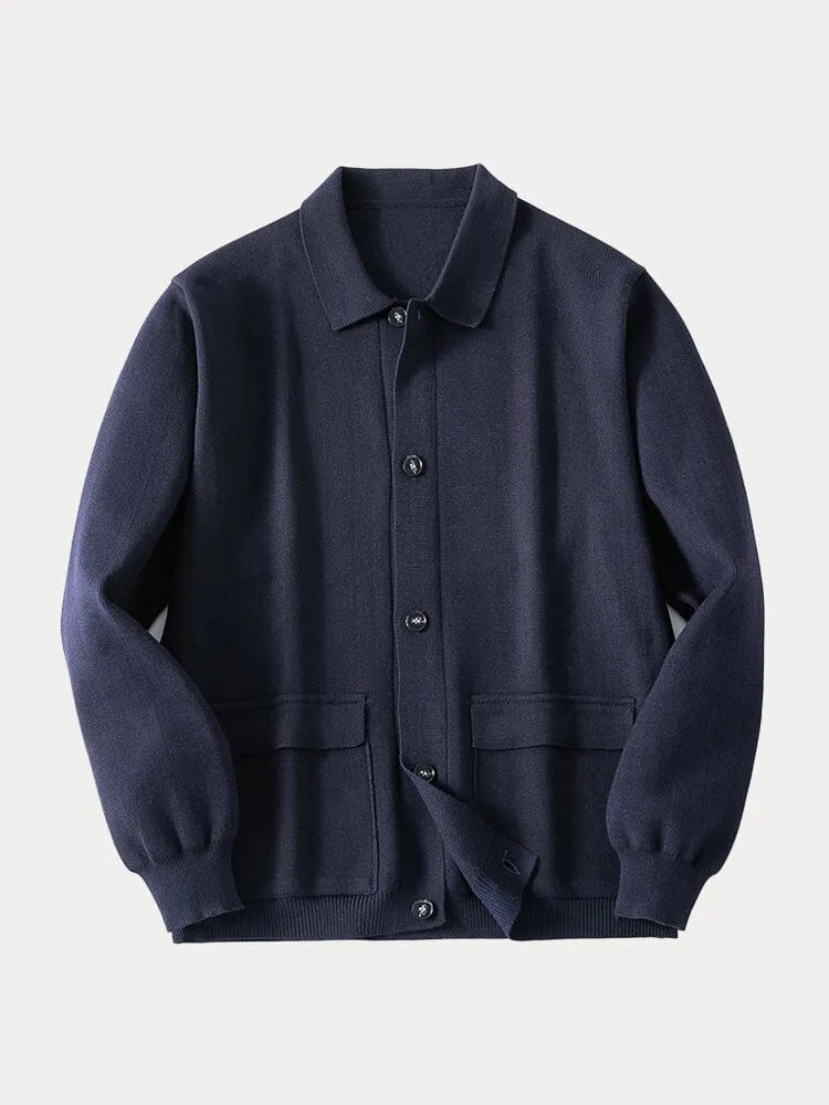 Timeless Polo Collar Cardigan