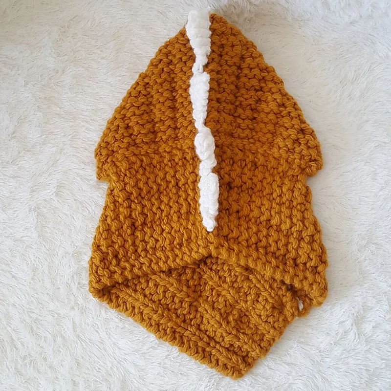 Toddler knit Dino Scarf Hat 2 Colors