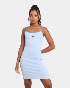 Tommy Jeans Women's Pastel Strap Dress Light Powdery Bluev