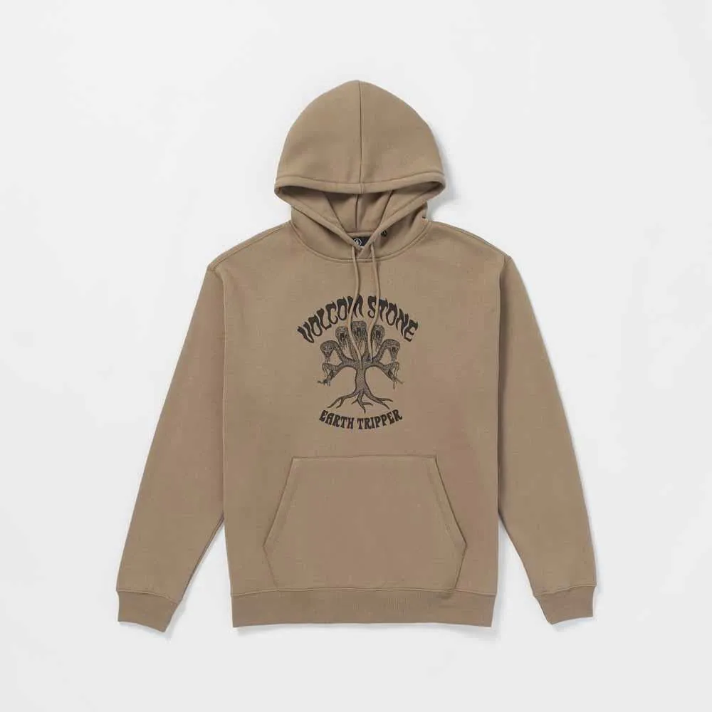 Volcom Watanite Pullover Hooded Sweatshirt Teak