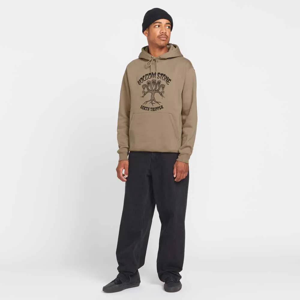 Volcom Watanite Pullover Hooded Sweatshirt Teak