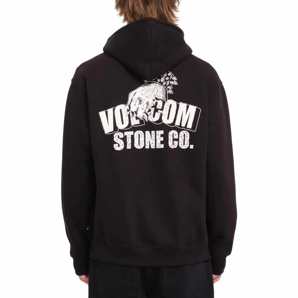 Volcom Watanitte Zip Hooded Sweatshirt Black