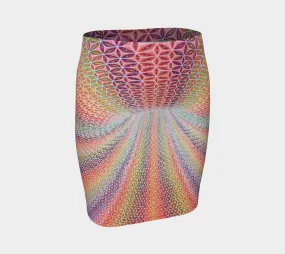 VORTEX Swirl  Fitted Skirt | Bart Van Hertum