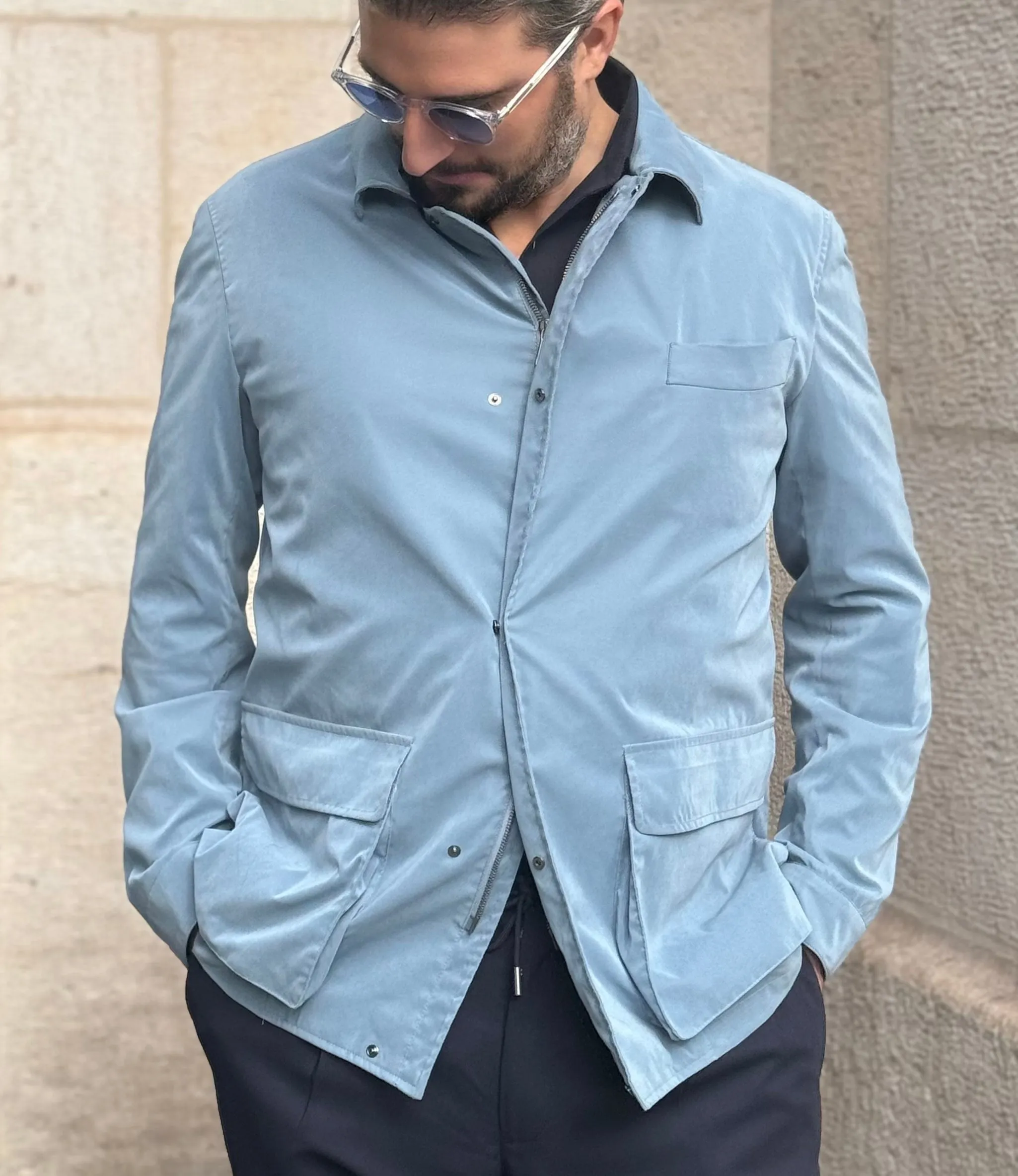 Voyager Jacket - Steel Blue