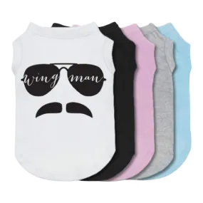 Wingman with Mustache Pet Shirt