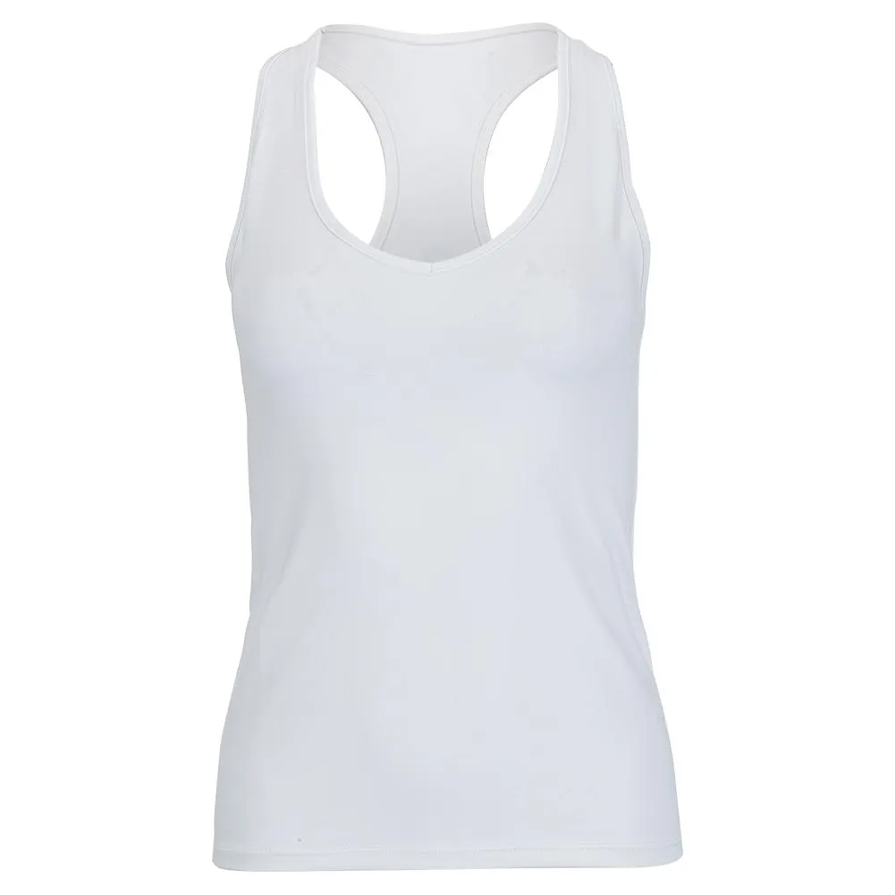 Women's Basic Tennis Tank White