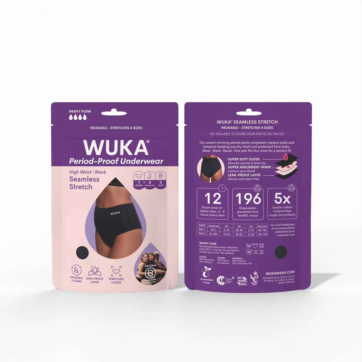 WUKA Stretch Seamless High Waist Medium