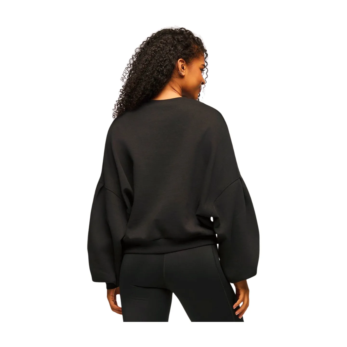 Zumba Runway Pullover Sweatshirt With Bubble Sleeves